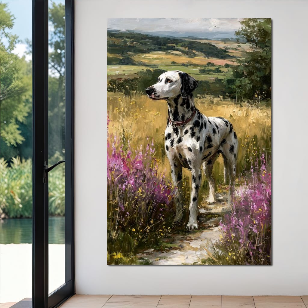 Dalmatian Meadow Pathway Canvas Wall Art