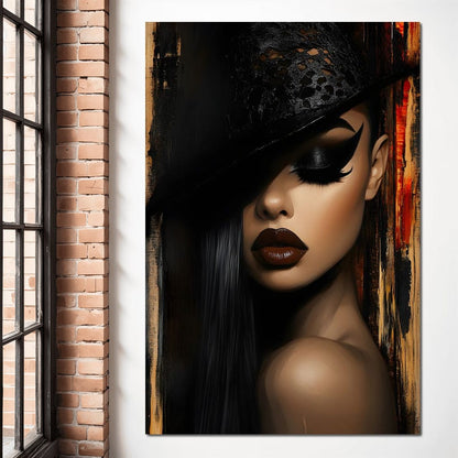 Mystery Elegance Enigma Canvas Wall Art