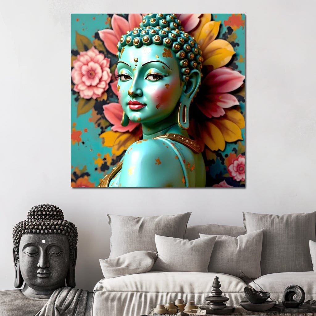 Radiant Petals Tranquility Canvas Wall Art