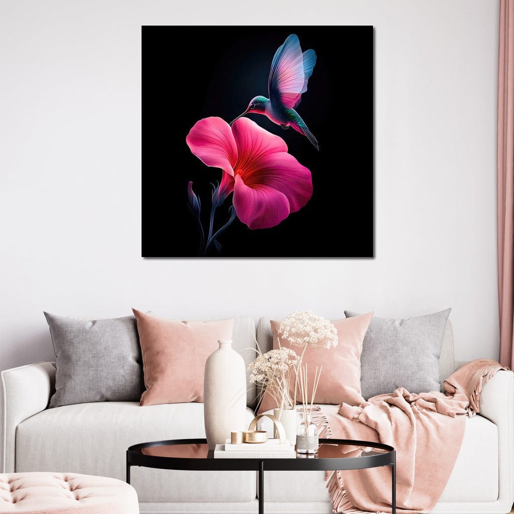 Whispers of the Hummingbird Canvas Wall Art