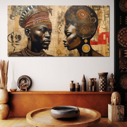 African Portrait Zithembe Canvas Wall Art