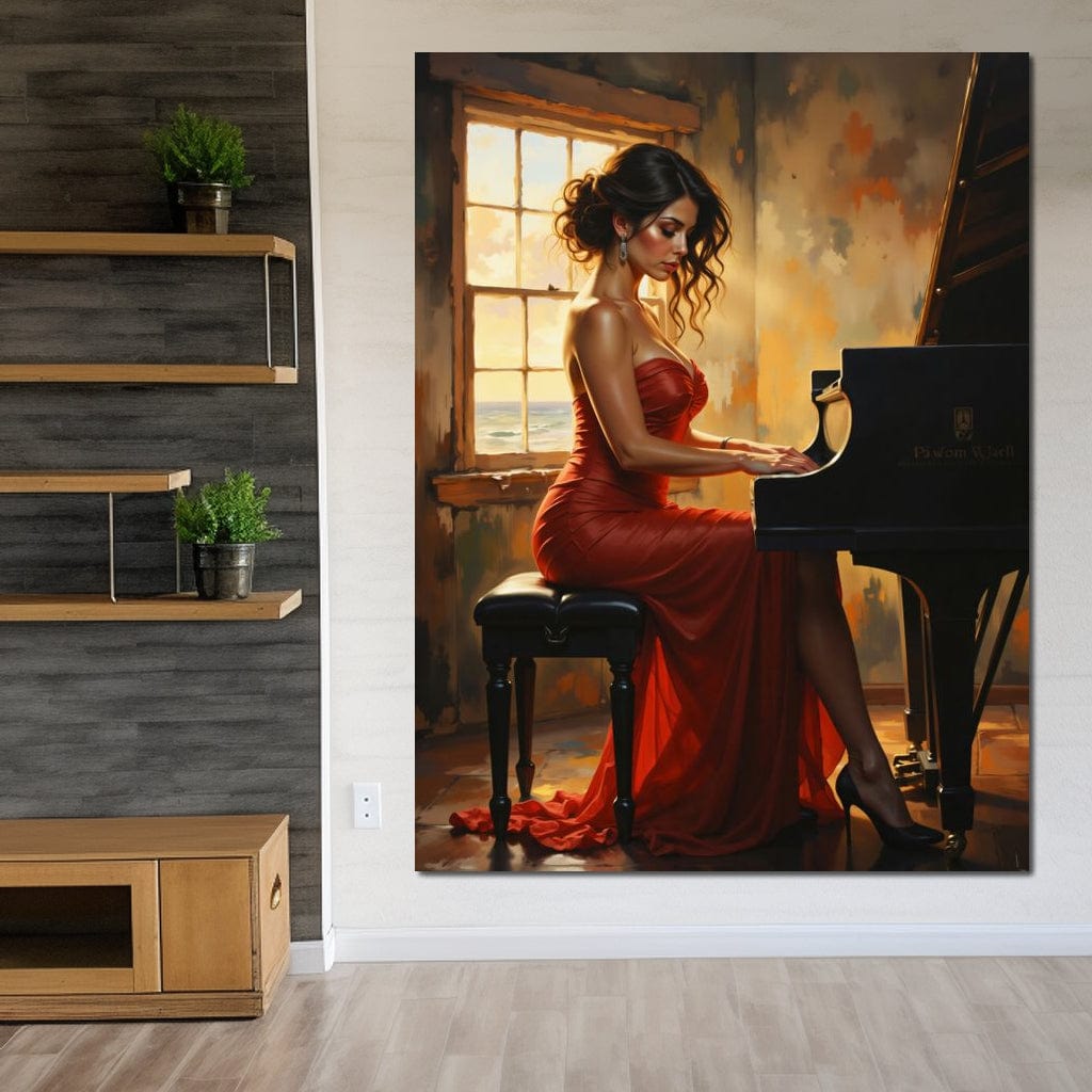 Female Portrait 345 Canvas Wall Art