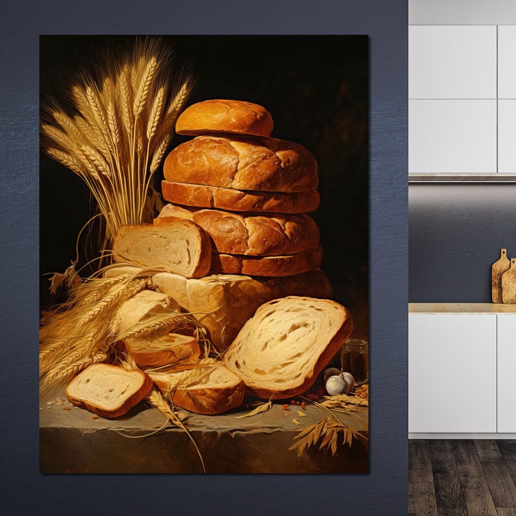 Feast of Wood and Bread Canvas Wall Art