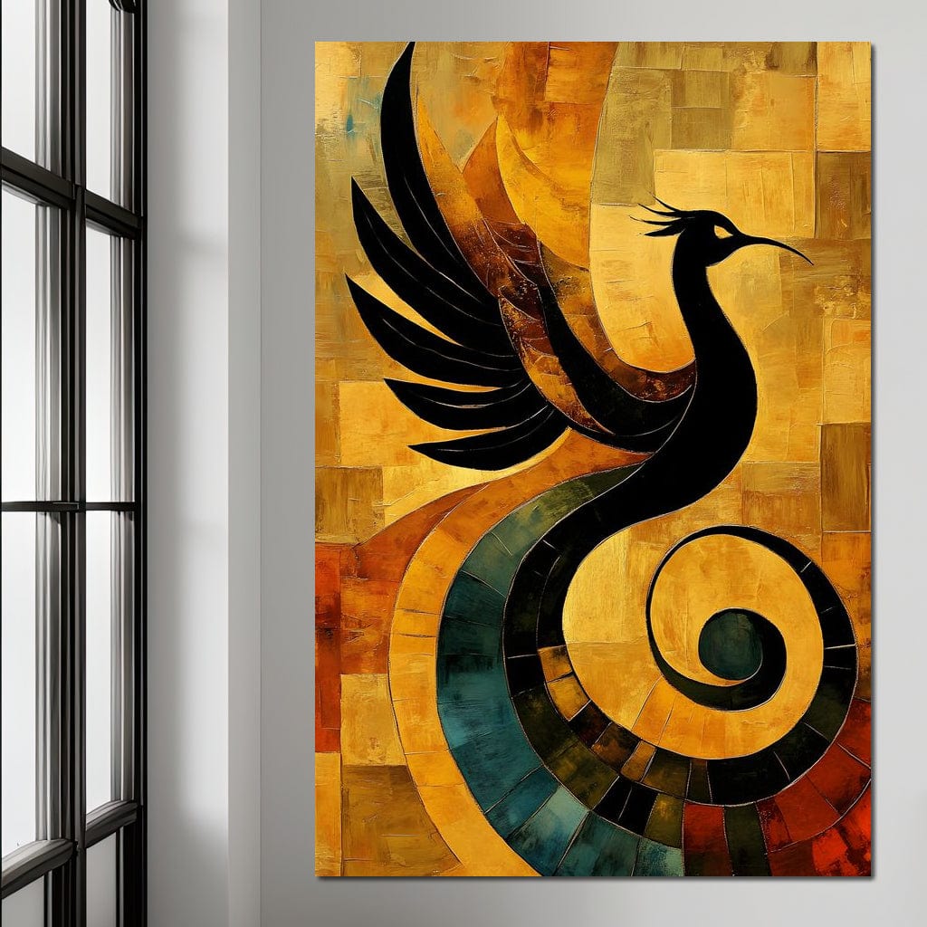 Phoenix Radiance Harmony Canvas Wall Art