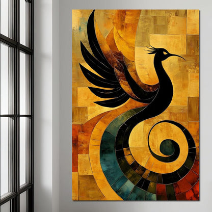 Phoenix Radiance Harmony Canvas Wall Art