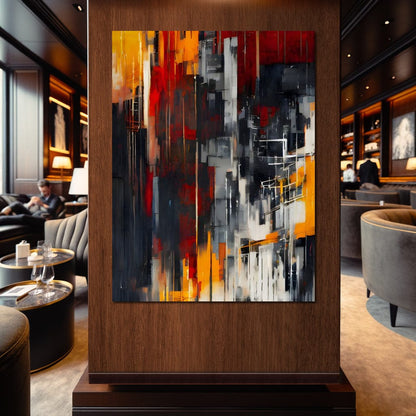Urban Labyrinth Canvas Wall Art