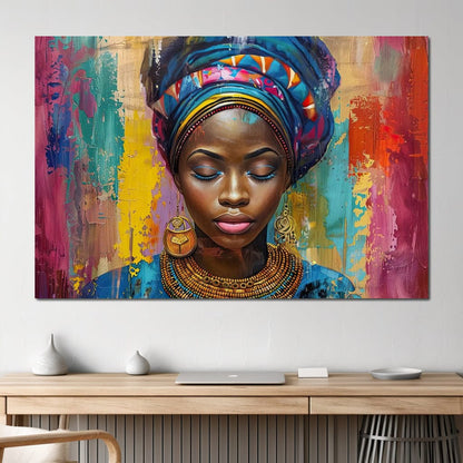Vibrant Dreams of Africa Canvas Wall Art