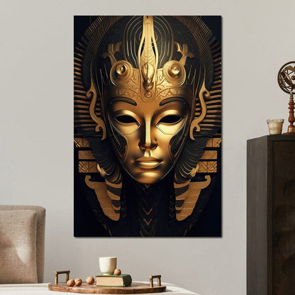 Radiant Ruler of Ancient Egypt Canvas Wall Art