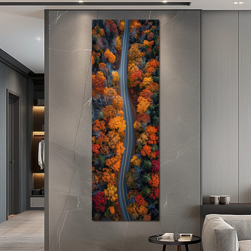 Autumn Road Trip Canvas Wall Art