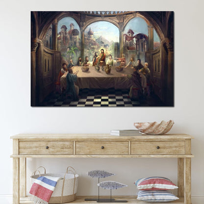 Last Supper Canvas Wall Art