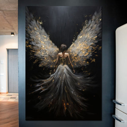 Mystic Symphony of the Cosmos Canvas Wall Art