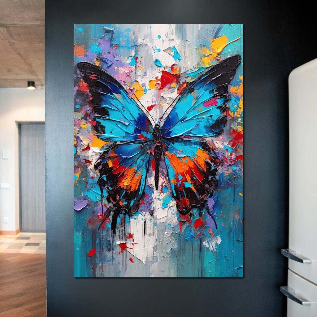 Colorburst Butterflies Canvas Wall Art
