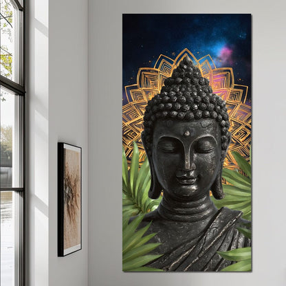 Tranquil Buddha Nightfall Canvas Wall Art