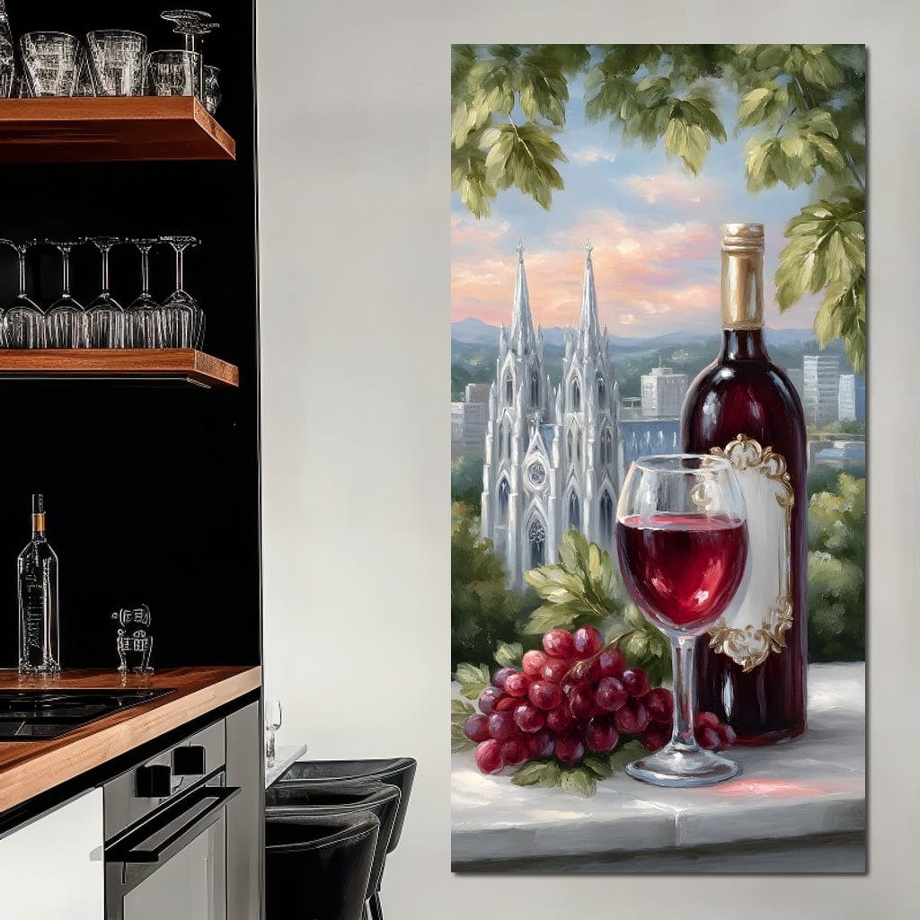 Wine Reverie Cathedral Vista Canvas Wall Art