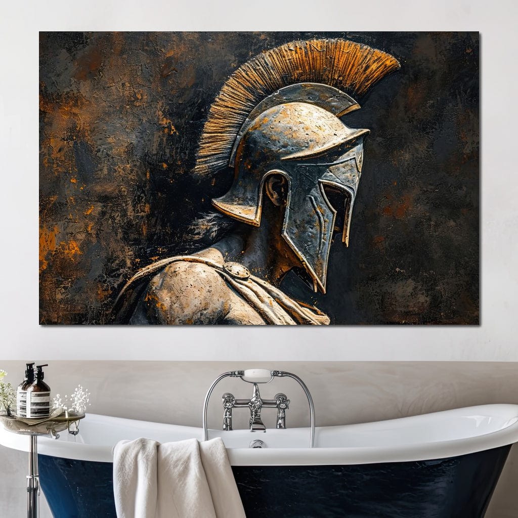 Athenian Warrior Canvas Wall Art