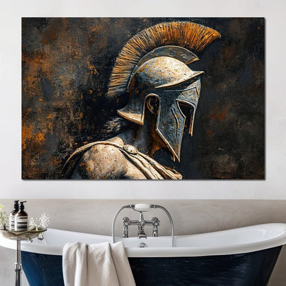 Athenian Warrior Canvas Wall Art