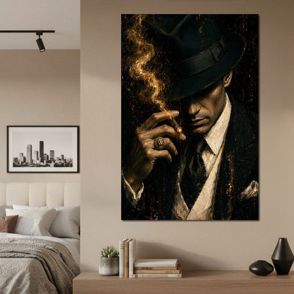 Legacy of the Gilded Shadow Canvas Wall Art