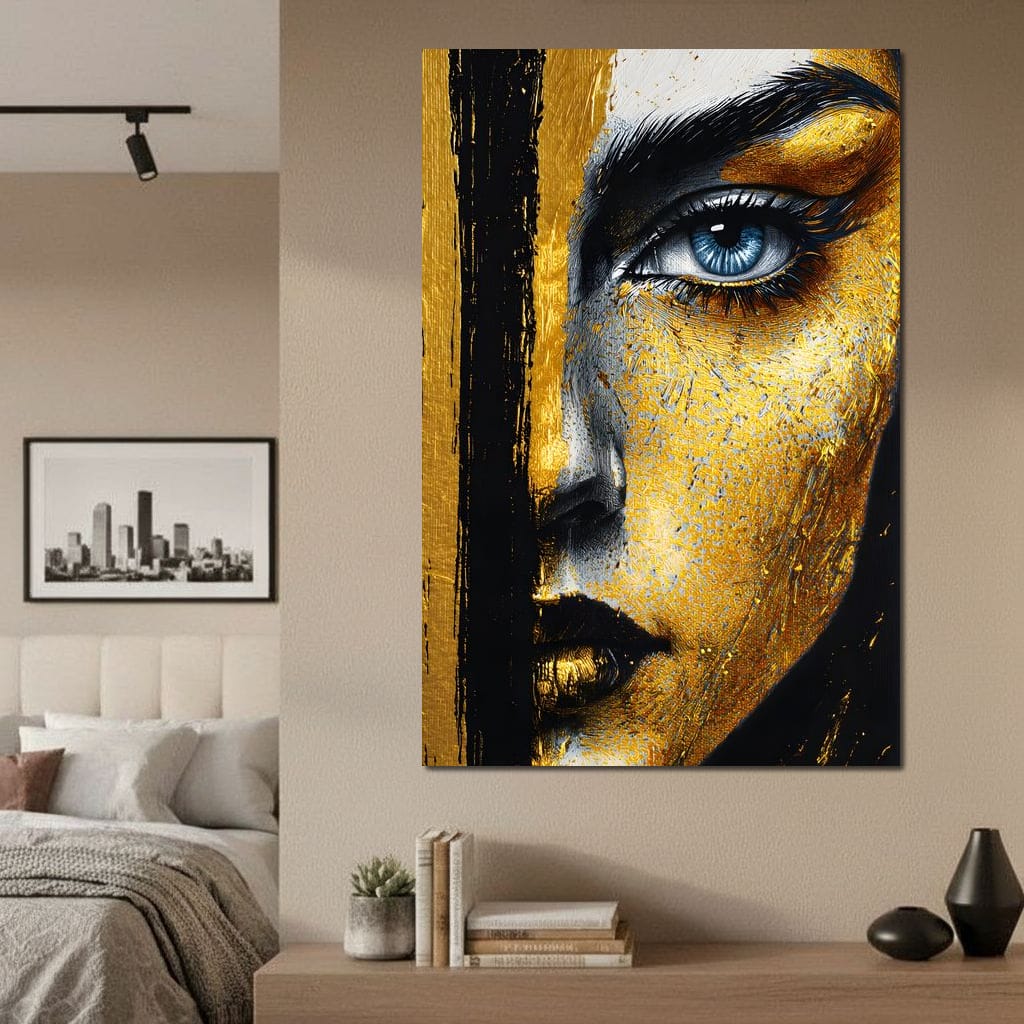 Gilded Truth Of The Soul Canvas Wall Art