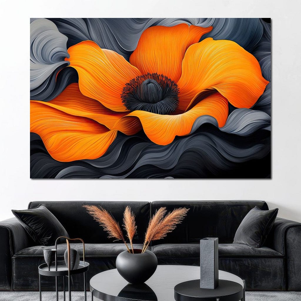 Flameflower Canvas Wall Art
