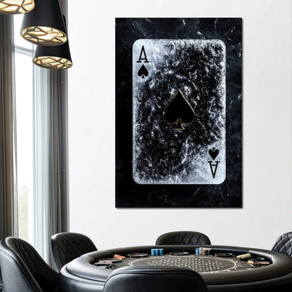 Ace of Shadows Canvas Wall Art