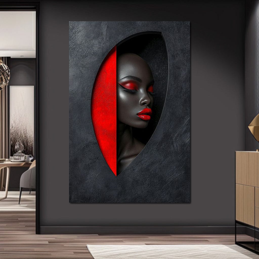 Scarlet Whisper Canvas Wall Art