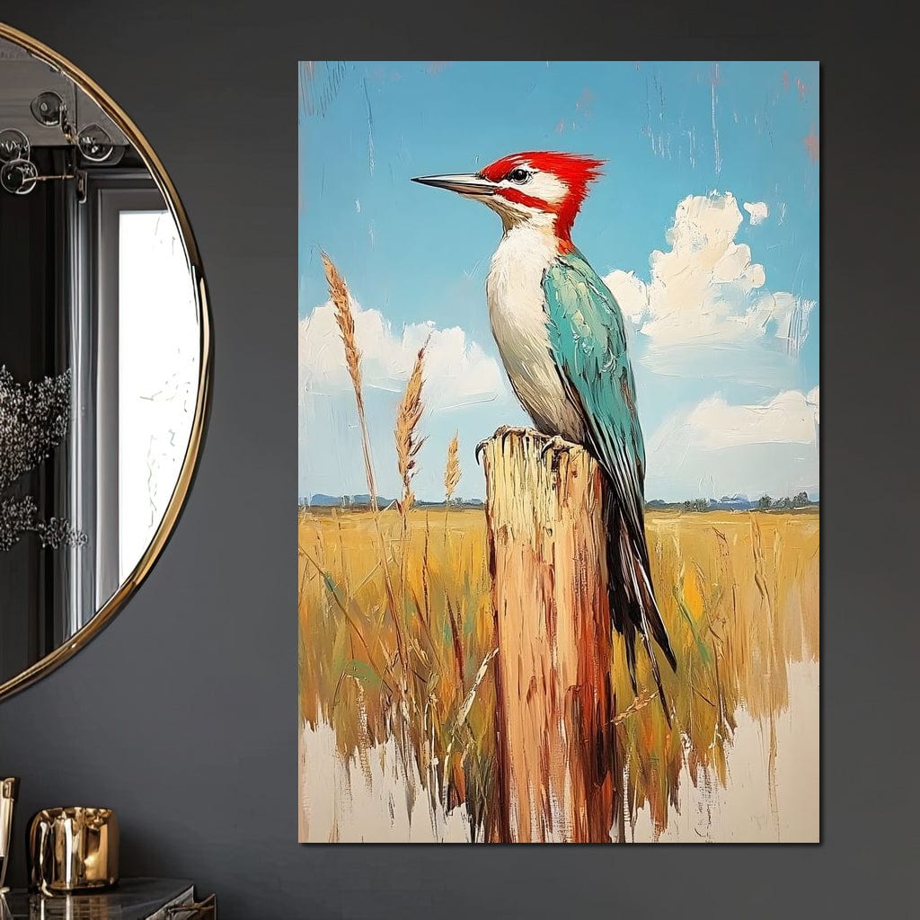 Vivid Meadow Sentinel Canvas Wall Art