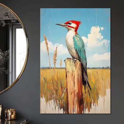 Vivid Meadow Sentinel Canvas Wall Art