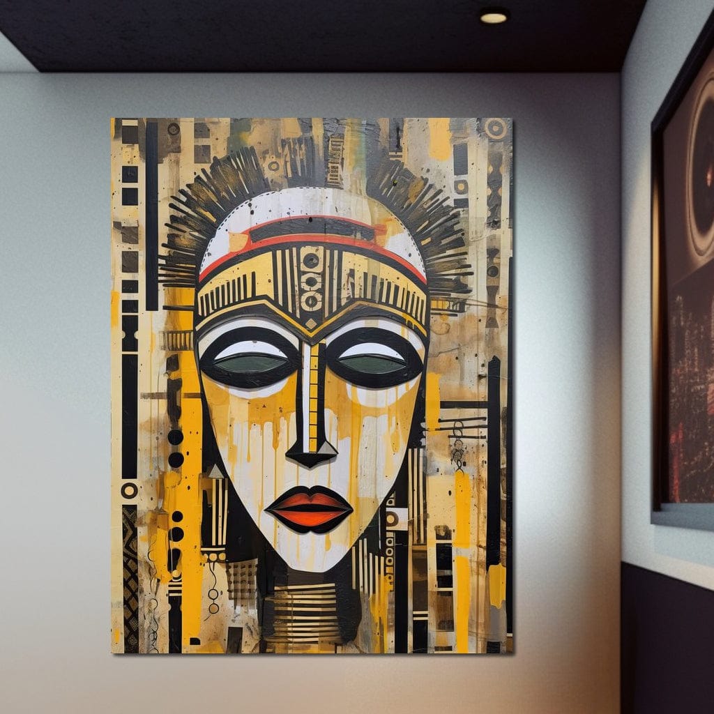 Tribal Mask 04 Canvas Wall Art