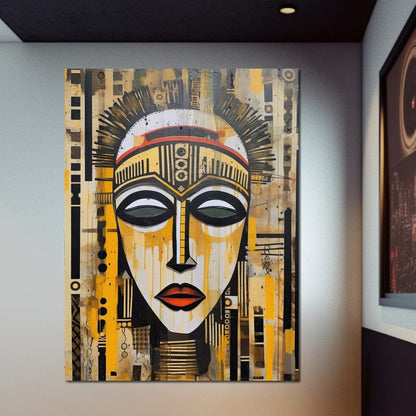 Tribal Mask 04 Canvas Wall Art