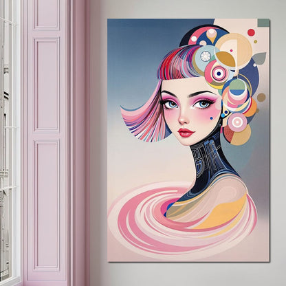 Pastel Elegy Canvas Wall Art