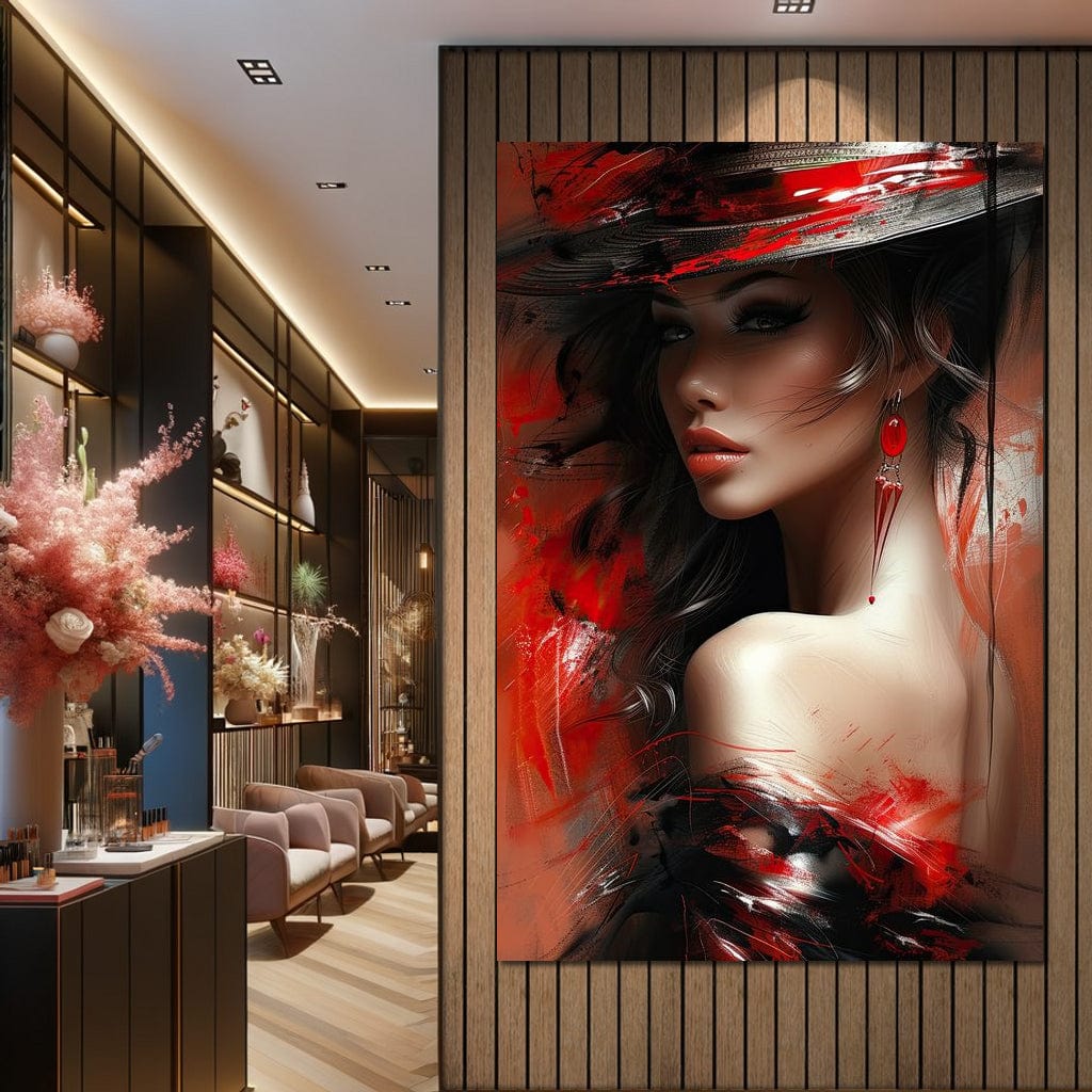 Sultry Shadows and Light Canvas Wall Art