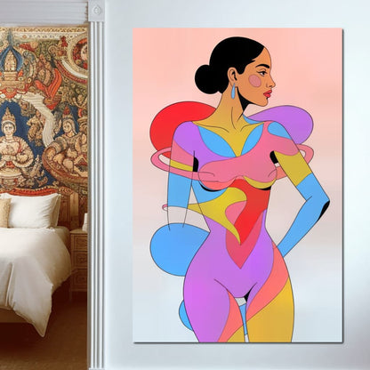 The Colorform Muse Canvas Wall Art