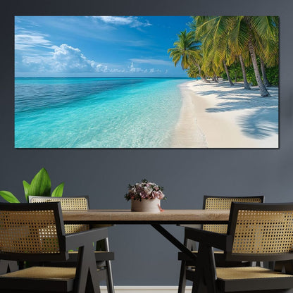 Tropical Shoreline Dreams Canvas Wall Art