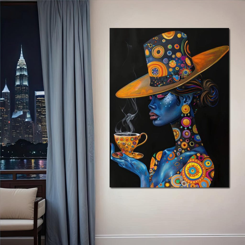 Astral Afternoon Tea Canvas Wall Art