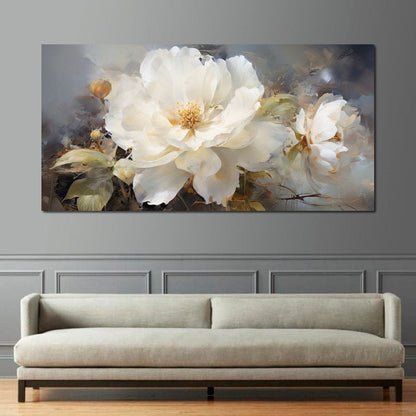 Ethereal Peony Essences Canvas Wall Art