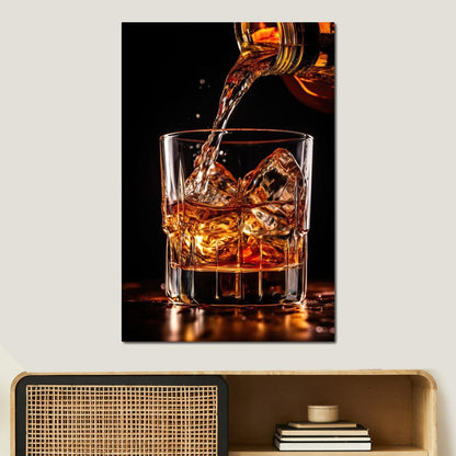 Whiskey's Ethereal Canvas Wall Art