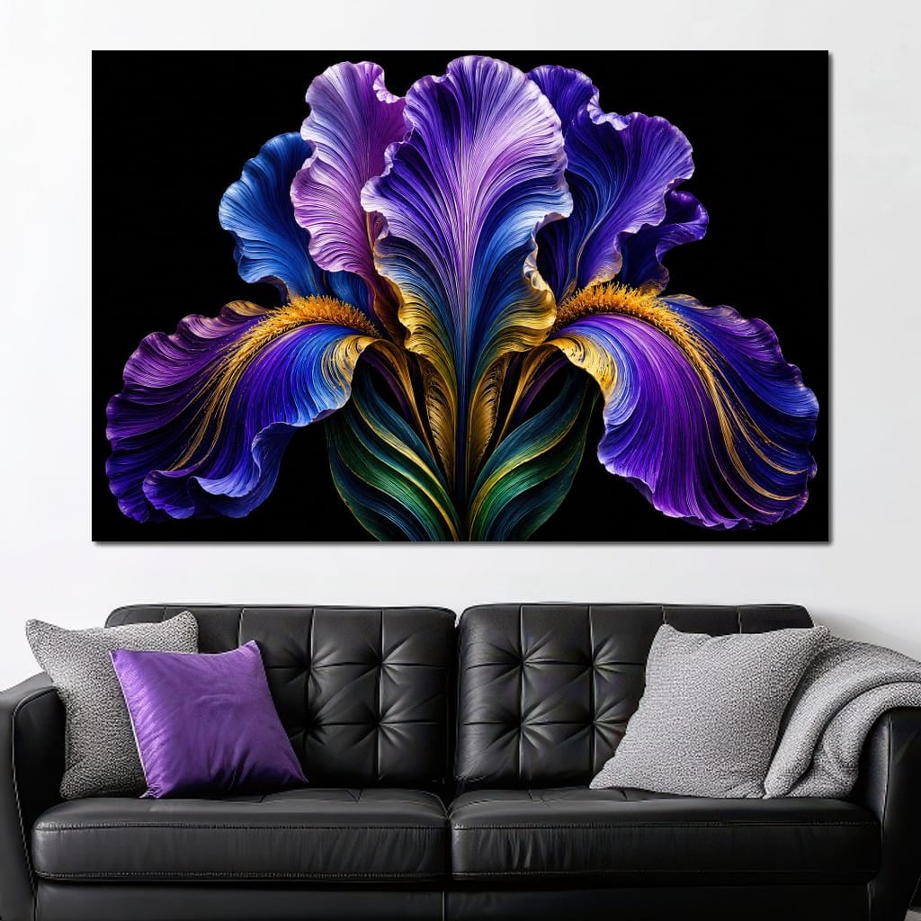 Purple Reign Canvas Wall Art