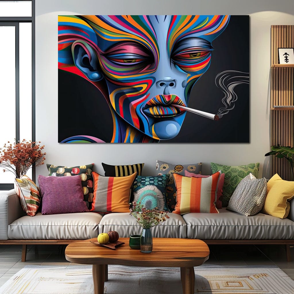 Cosmic Chillwave Canvas Wall Art