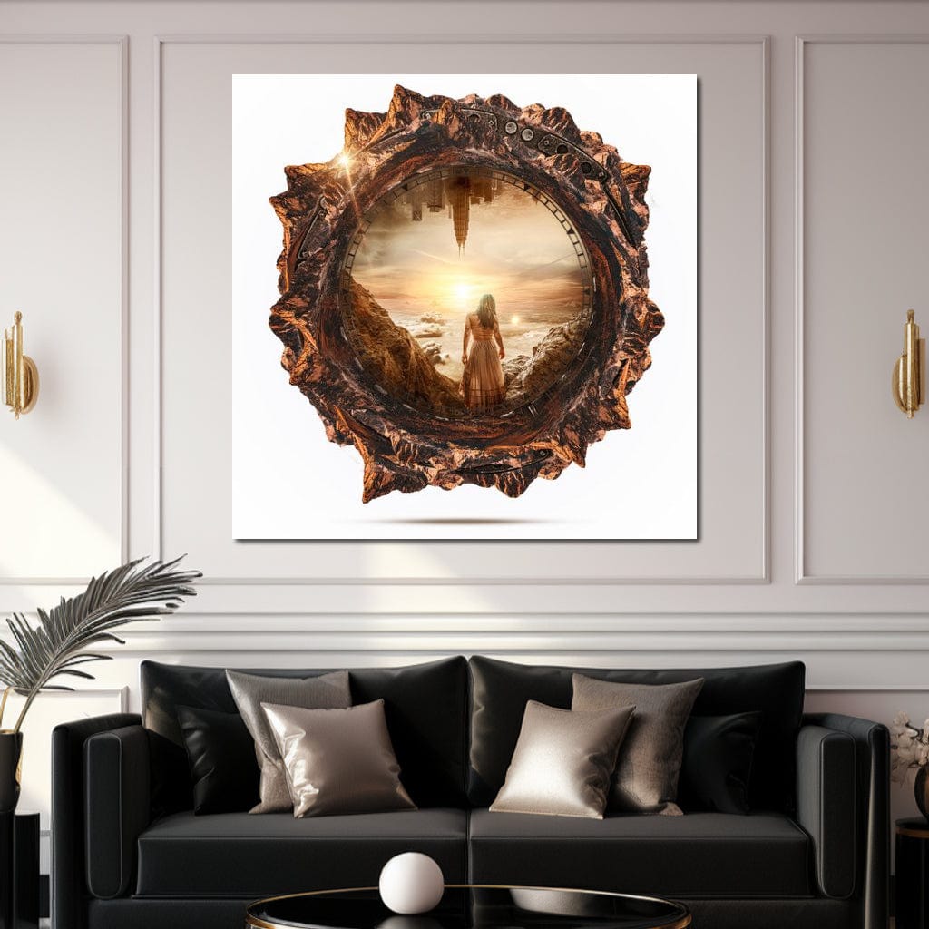 Surreal Time Canvas Wall Art