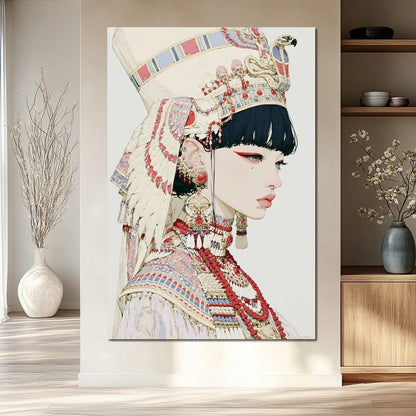 Ancient Egyptian Bride Canvas Wall Art