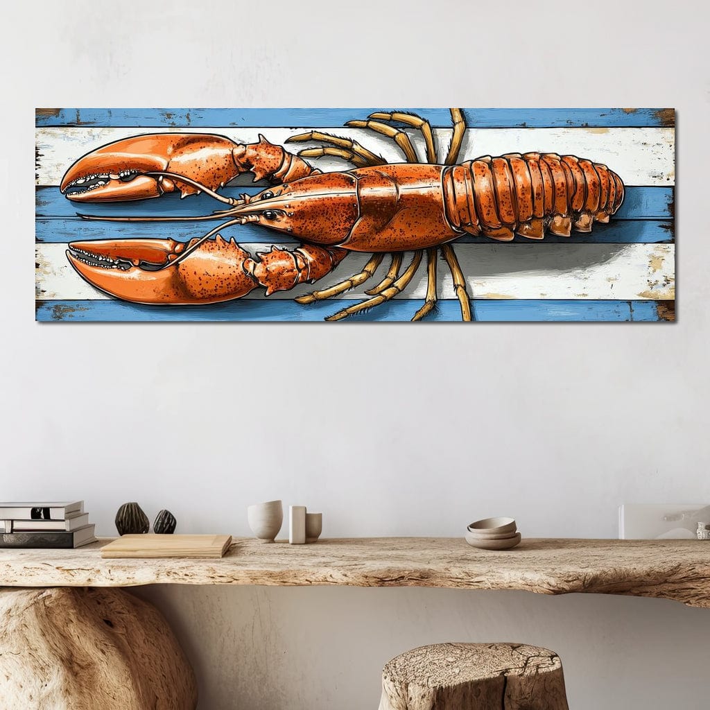 Oceanic Lobster Delight Canvas Wall Art