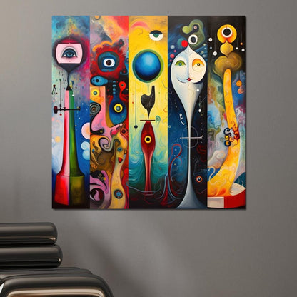 Whimsical Metamorphosis Canvas Wall Art