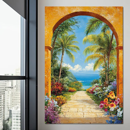 Tropical Vacation Canvas Wall Art