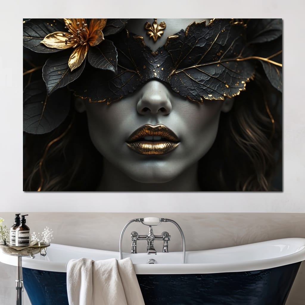Noir Botanica Canvas Wall Art