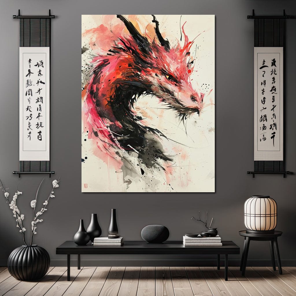 Vibrant Mythical Serenade Canvas Wall Art