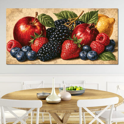 Harvest Bounty from the Orchard Floor Canvas Wall Art