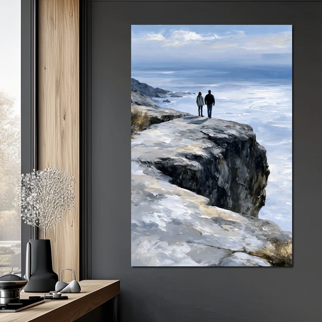 Where Two Souls Stand Together Canvas Wall Art
