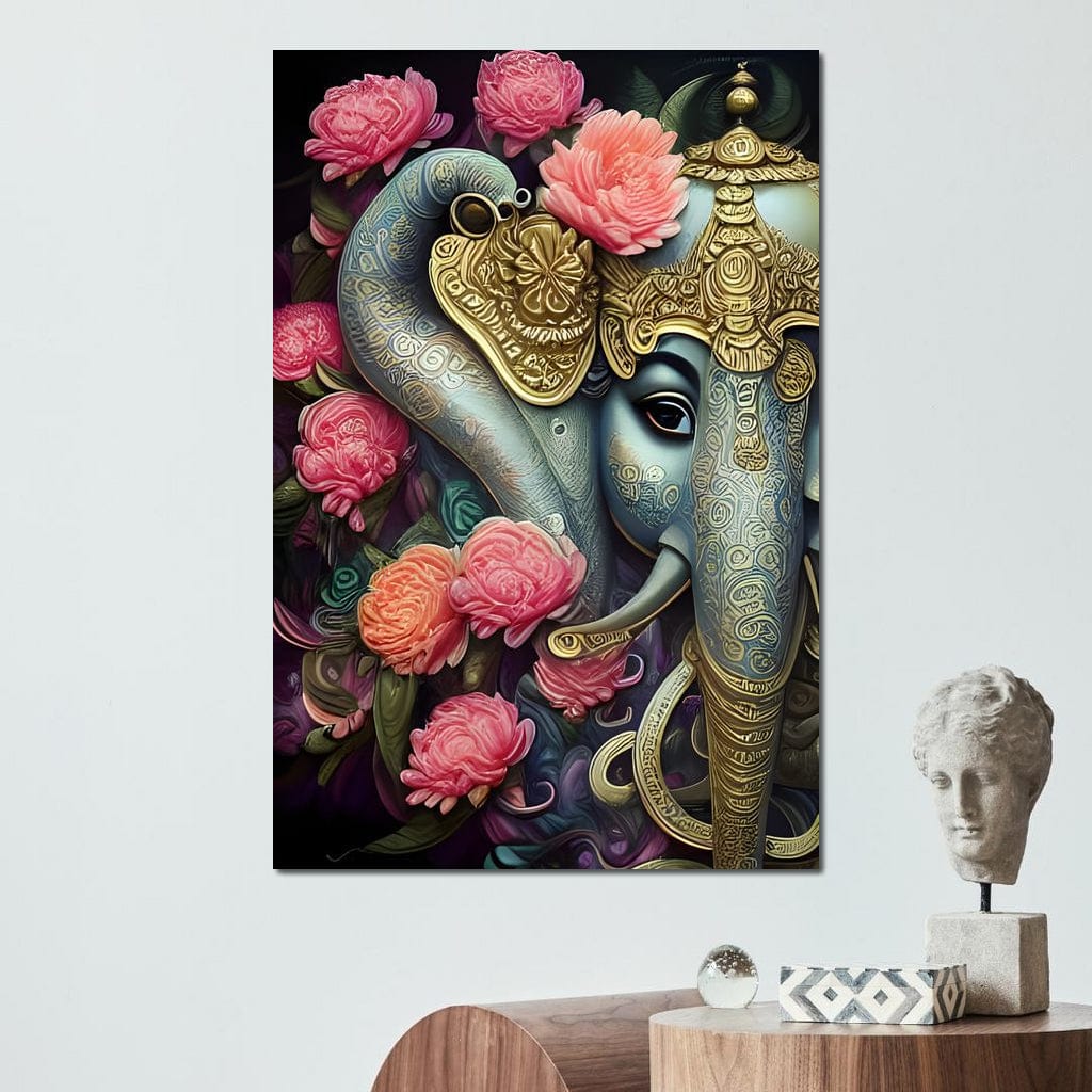 Ganesha Diwali 2022 Special Edition Canvas Wall Art