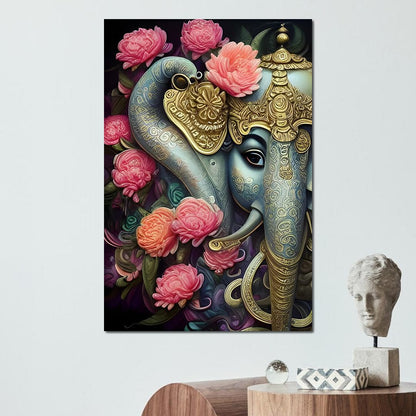 Ganesha Diwali 2022 Special Edition Canvas Wall Art