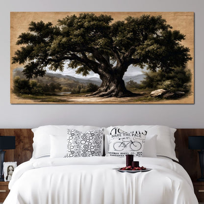 Guardian of the Ancient Hollow Canvas Wall Art
